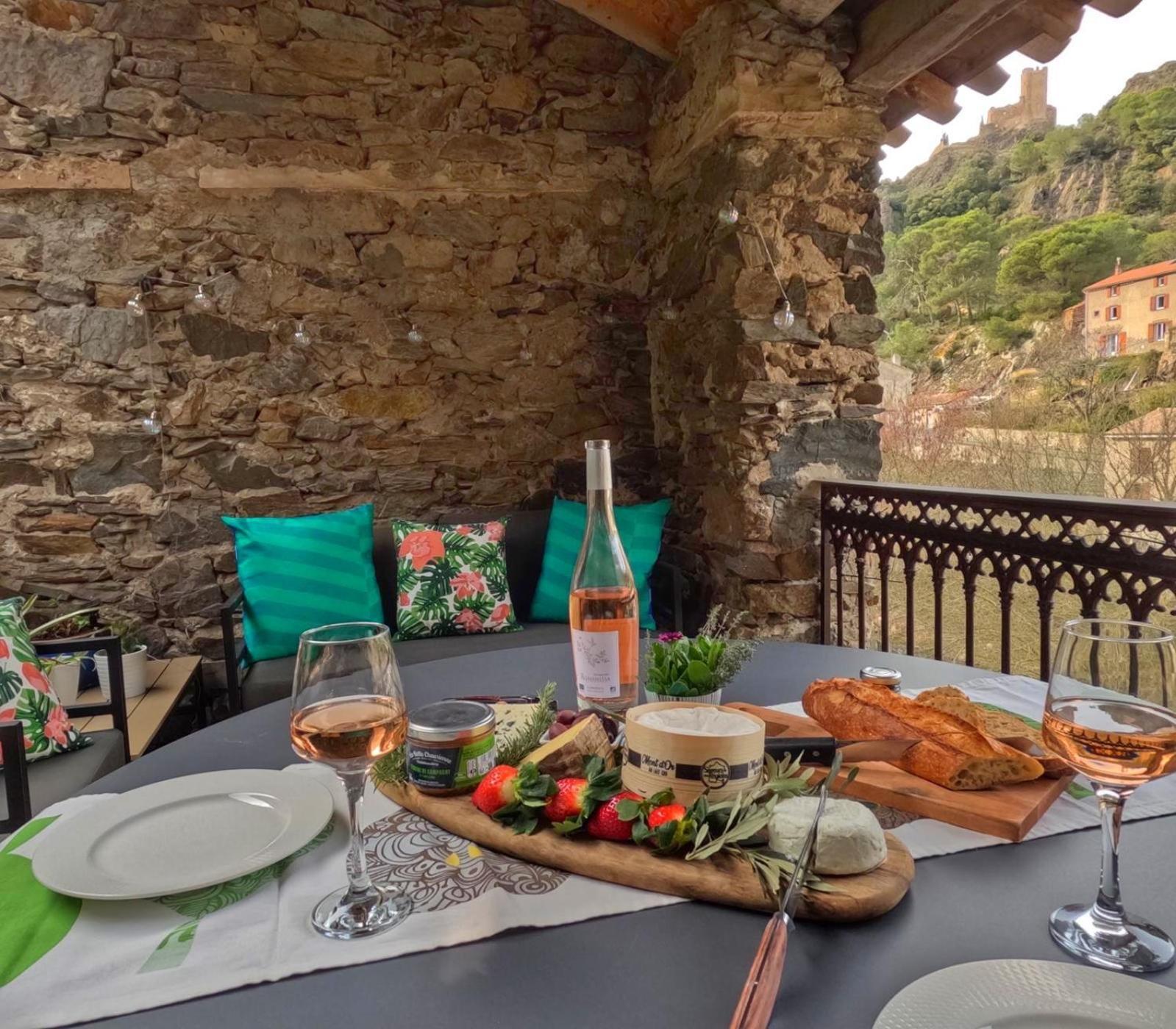 4 Star Cabaret Lastours 4 Chateaux Amazing Cathar Landmark Private Luxury 4 Star Air Conditioned Terrasse With Views 外观 照片